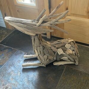 Crate&Barrel Driftwood Reindeer